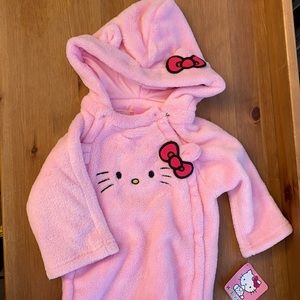 Hello Kitty Footie. Size 3/6 months.
